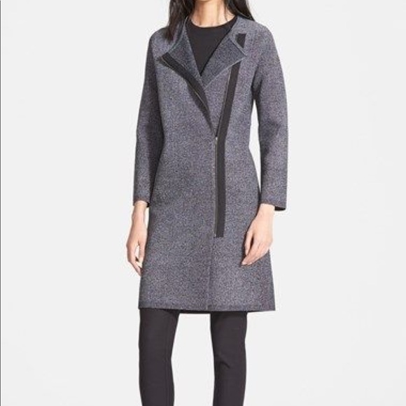 Soia & Kyo Jackets & Blazers - • Soia & Kyo • Lelia Wool Gray Long Coat Large